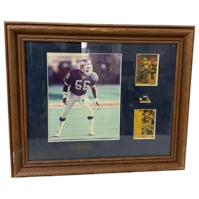 Lawrence Taylor #56 photo and cards an team pin