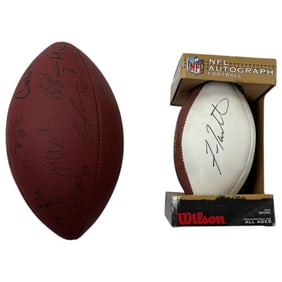 Authentic Signed Footballs