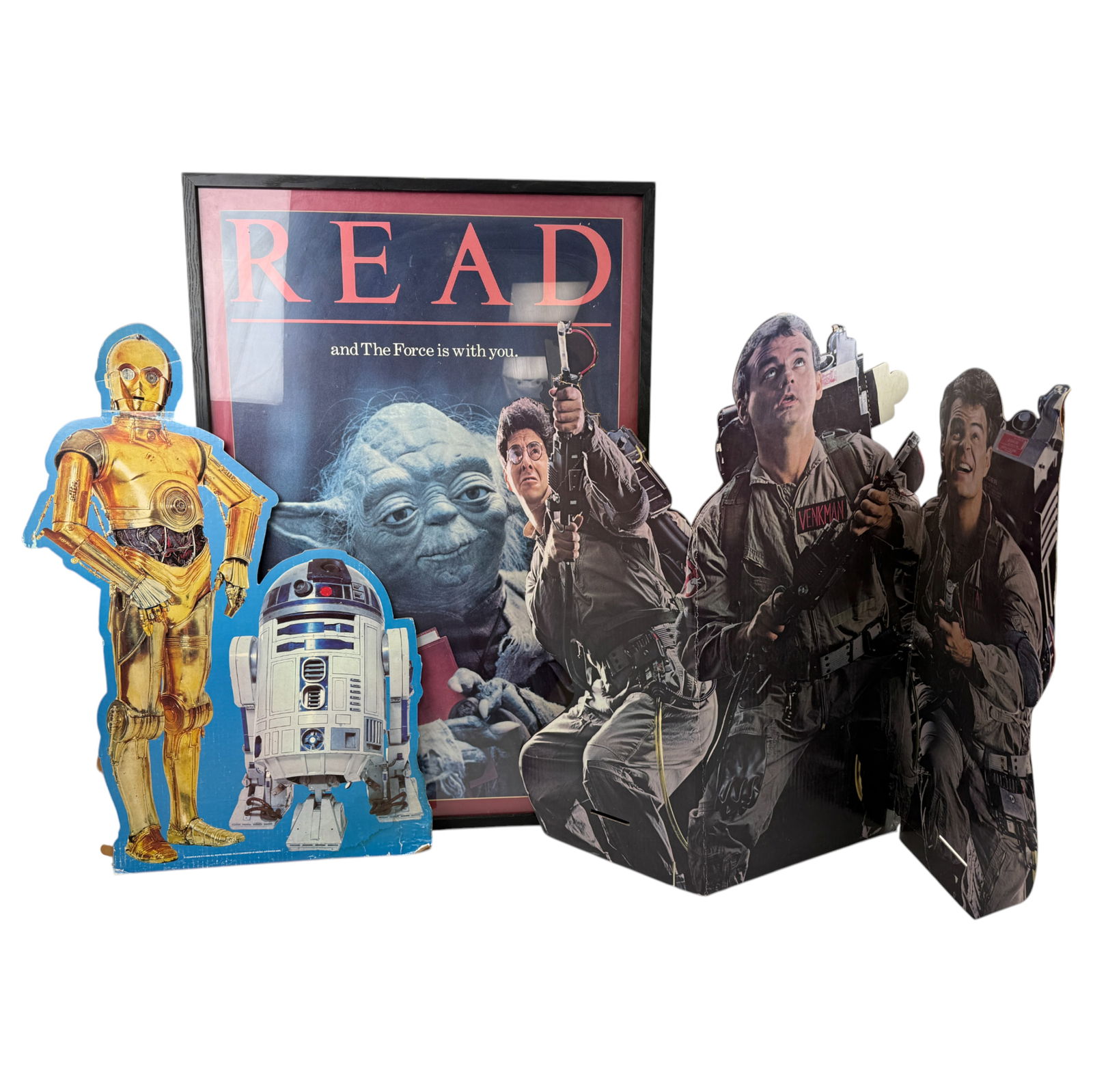 Vintage Movie Cardboard Cut outs advertisments (1 of 5)