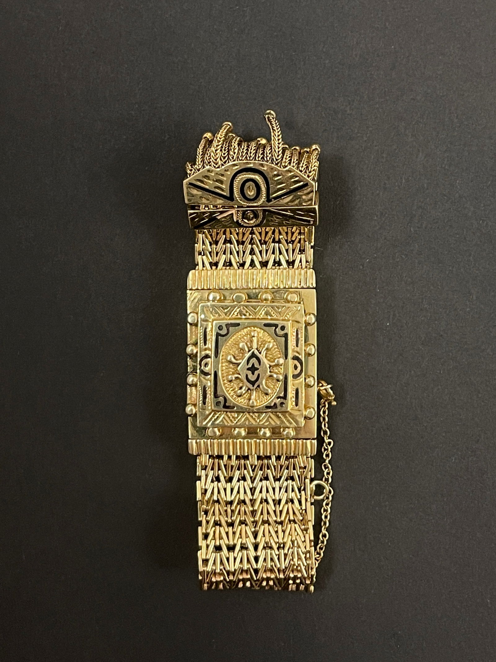 Kamm 14k Gold Manual Wind Cocktail Watch Vintage Art Deco (1 of 10)