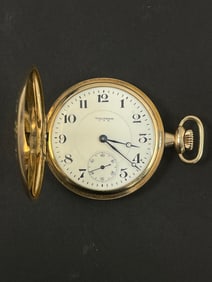 Waltham Wadsworth Multi Color Gold Filled 25 yr Large Size Pocket Watch