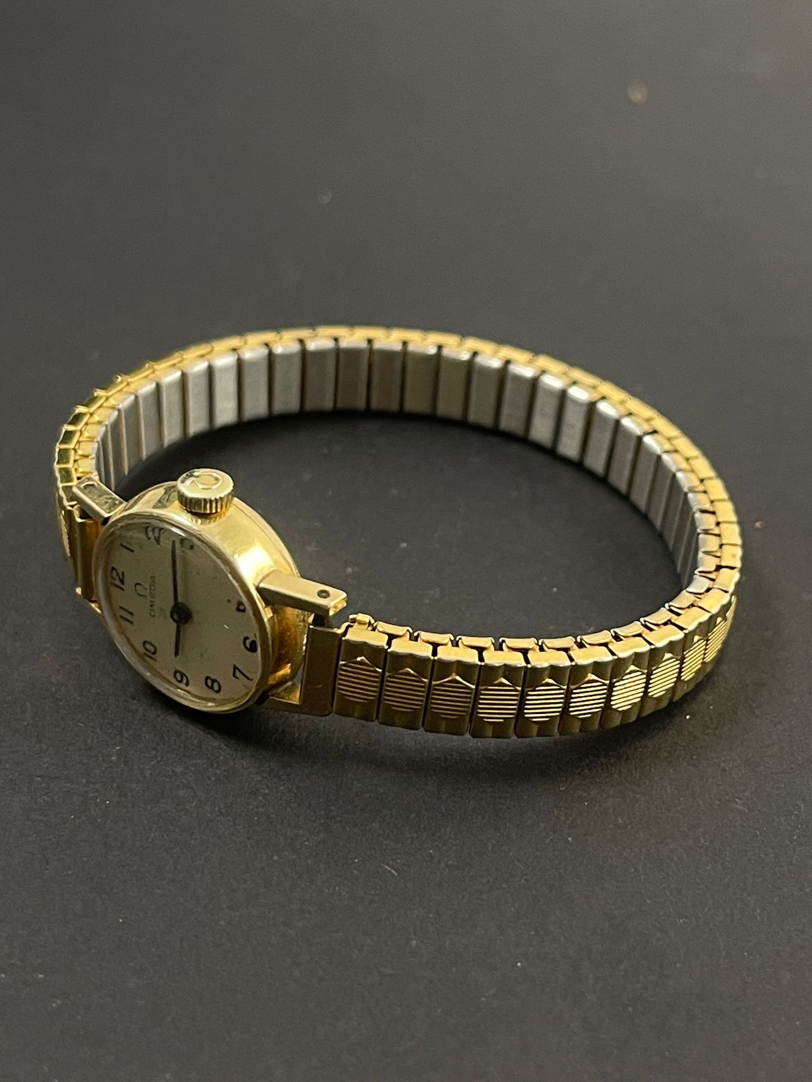 OMEGA 14K Gold Cocktail Manual Wind Watch (1 of 7)