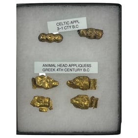 Ancient High Karat Gold 4TH Century Greek Celtic Jewelry Fragment Collection