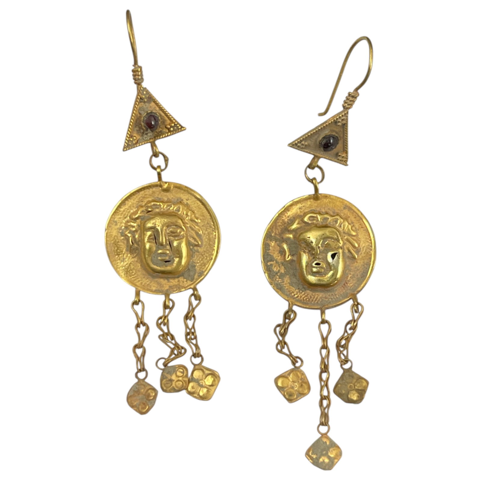 Ancient High Karat Gold Earring Pair Jewelry (1 of 3)