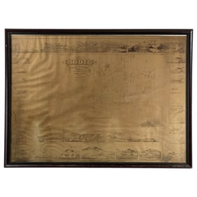 Antique Map of Bodie, California Mining District