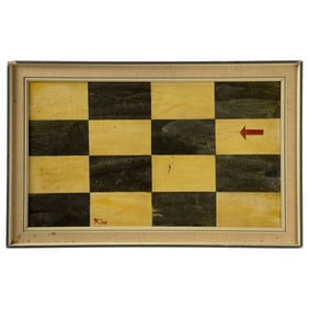 Oil on Board Painting Signed Bottom Left Paul Klee