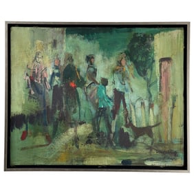 Oil on Canvas Painting Signed Bottom Right Emil Nolde -