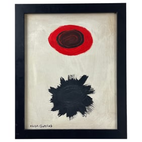Adolph Gottlieb (American, 1903–1974) – Abstract Composition, 1972, Oil on Board