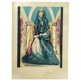 Salvador Dalí (Spanish, 1904–1989) – Blue Lady, Pencil-Signed & Numbered Lithograph, 209/350,
