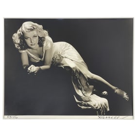 George Hurrell (1904-1992) - Silver Gelatin Photograph of Ann Sheridan Signed and Numbered 60/110.