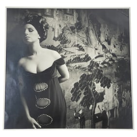 Lawrence Schiller (B. 1936) - Original Silver Gelatin Photo of Barbra Streisand Stamped on Verso