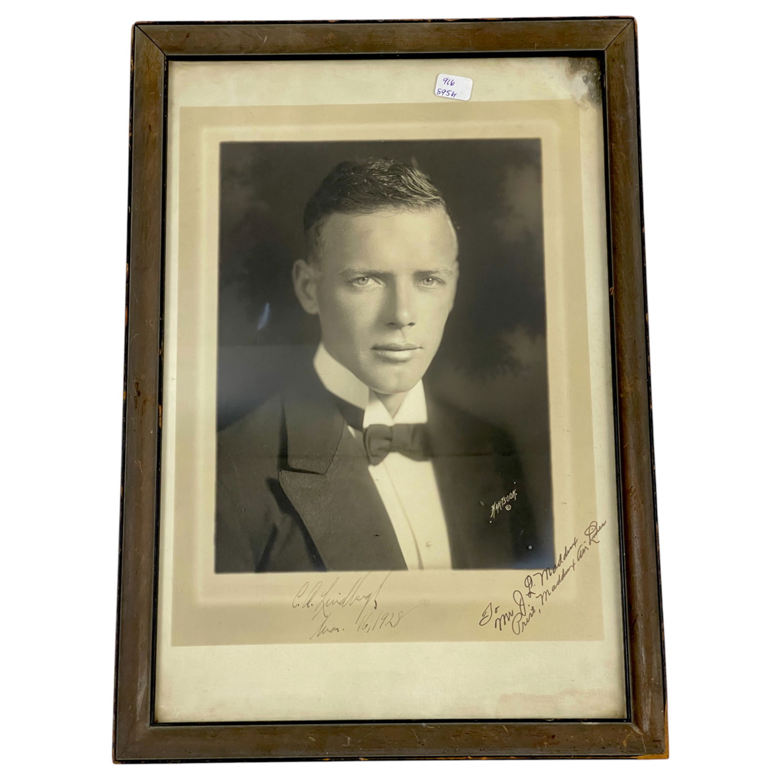 Original Signed Photograph of Charles Lindbergh Dated 1928 (1 of 5)