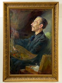 Ivan Simakov – Self-Portrait, Oil on Canvas, Russian Artist