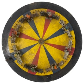Antique Rare Horse Race Roulette Game