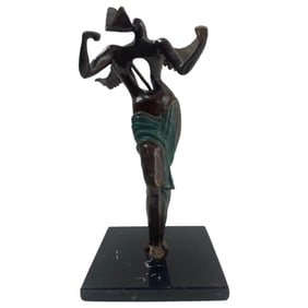 Salvador Dalí "Surrealistic Angel" Abstract Modern Bronze Sculpture, Signed & Numbered 85/200, 16"