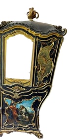 Madame Du Barry's 18th Century Louis XV Period 1750s Venetian Sedan Chair