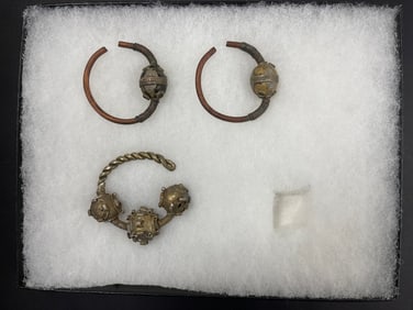Ancient Mixed Metal Earrings