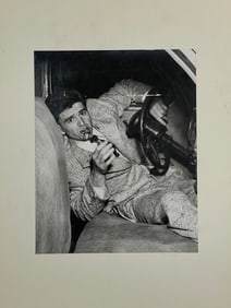 Bob Martin "Trapped Driver" - Original Silver Gelatin Photograph