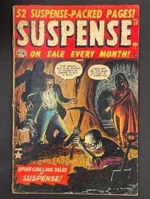 Suspense #19 Atlas 1952 Russ Heath Cover Golden Age Comic Book