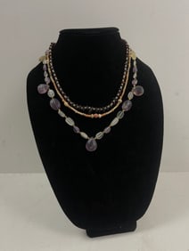 Ancient Mixed Stone and Bead Necklaces