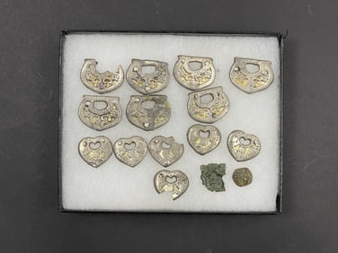 Ancient Silver Amulet Fragments