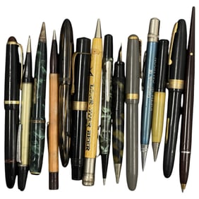 Antique Vintage Pen Collection Lot Mostly For Parts