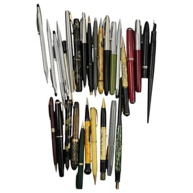 Antique Vintage Pen Collection Lot Mostly For Parts