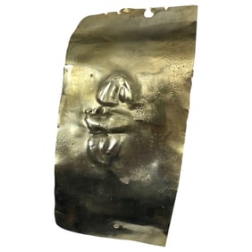 Ancient Gold Cuff Bracelet 5 x 2 1/2 inches