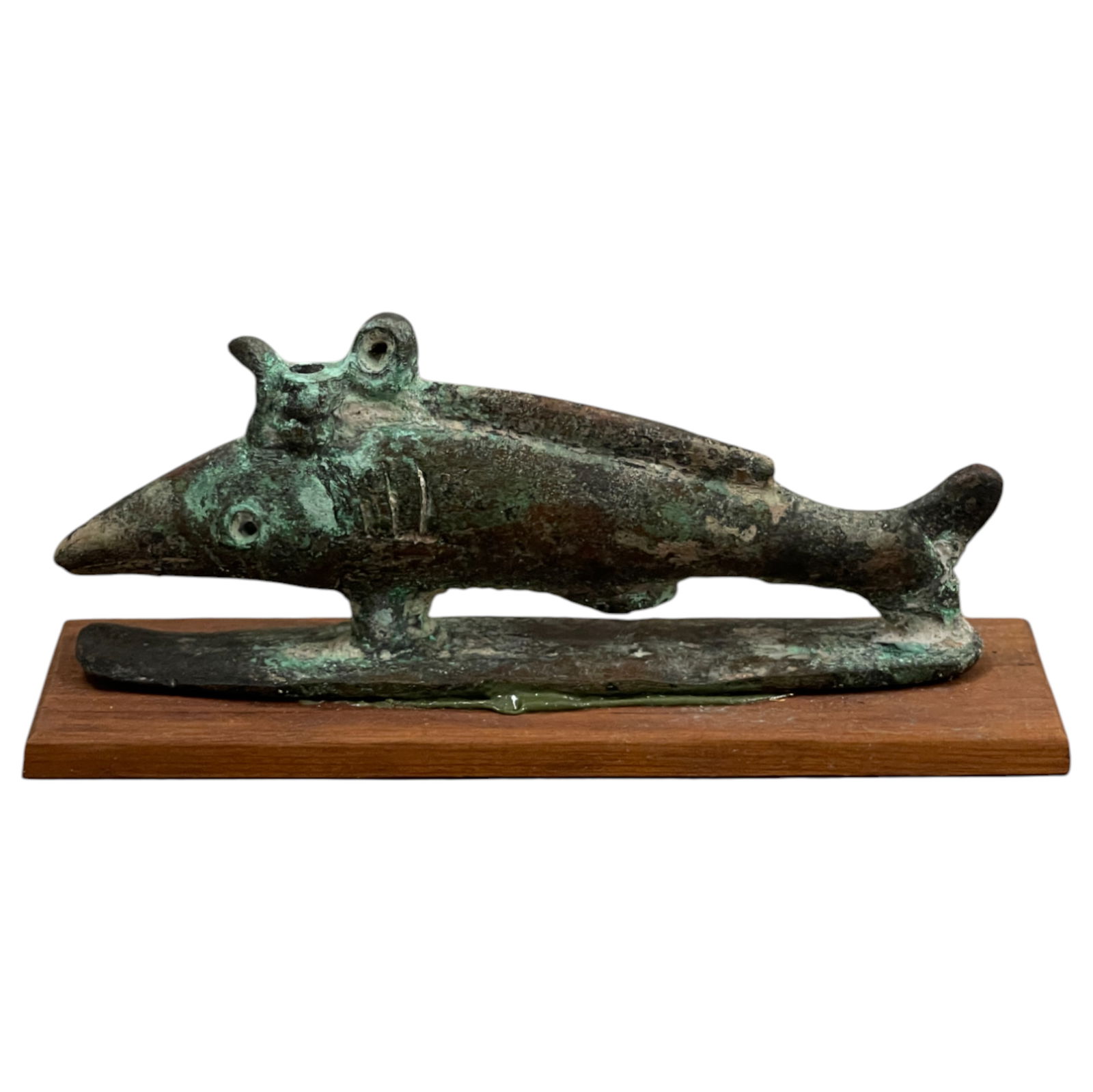 Egyptian Copper Oxyrhynchus Fish: Egyptian Copper Oxyrhynchus Fish. Size of fish only 5 x 2 inches