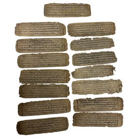 Antique Chinese Tibetan Manuscript Sutra prayers