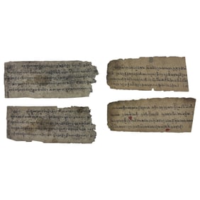 Antique Chinese Tibetan Manuscript Sutra prayers