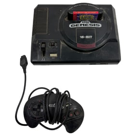 Sega Genesis with Dr.Robotnik's Mean Bean Machine