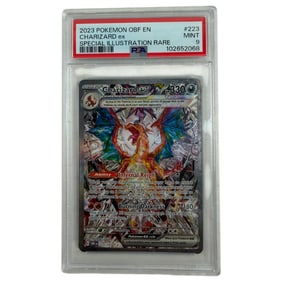 2023 Pokemon OBF EN Charizard Ex Card PSA Grade 9