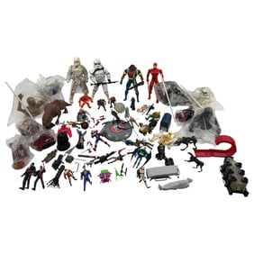 Loose Action Figures and Slurpee Lids