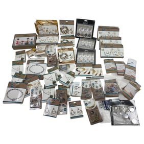 Lot of Gemstones and Jewelry Making Materials