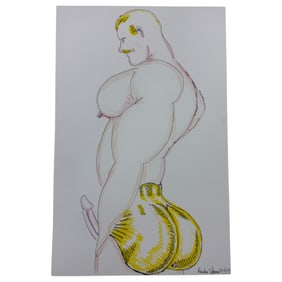 Randy Coleman Gay Colored Sketch 2/15/14