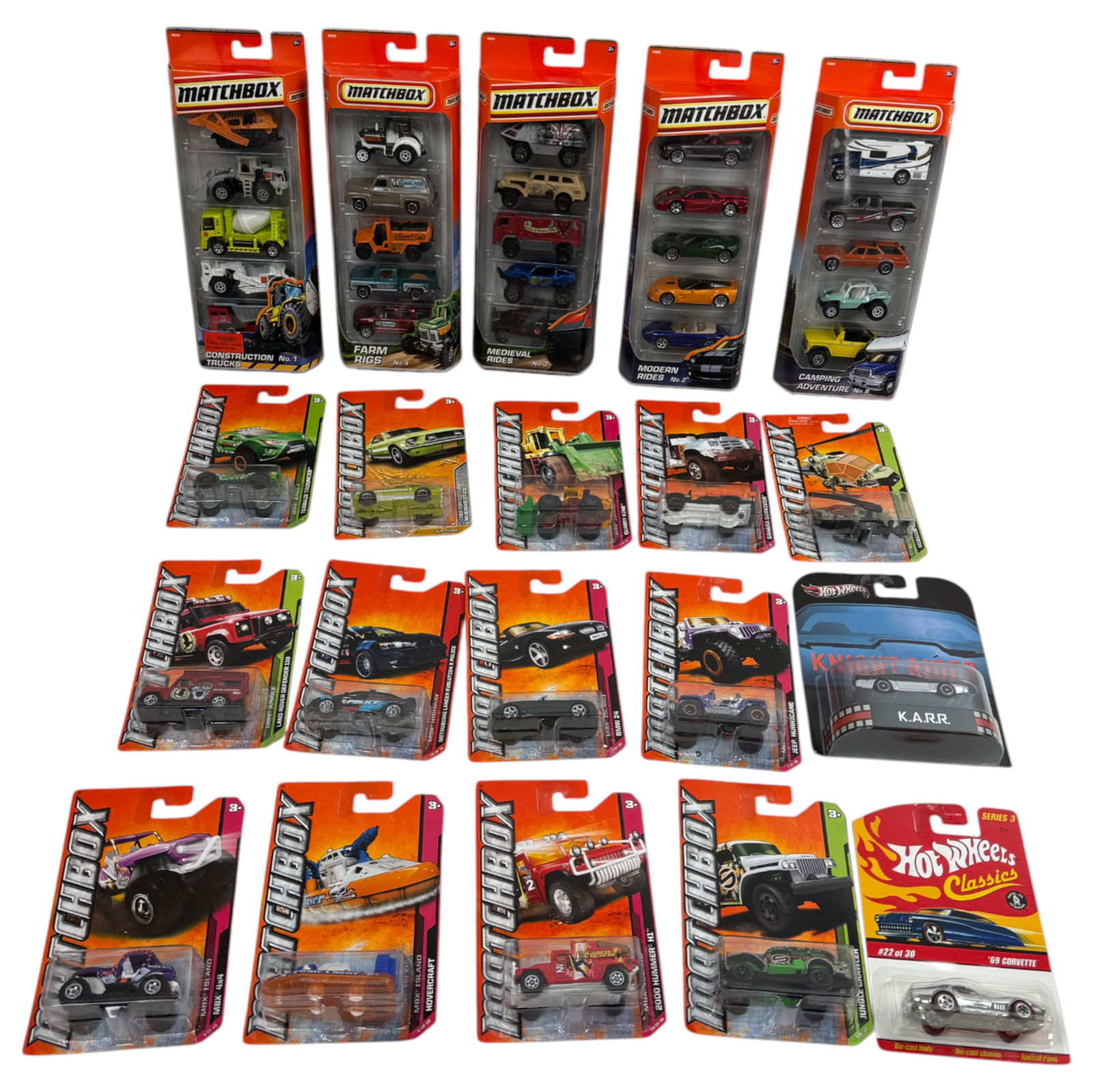 Knight Rider K.A.R.R Hot Wheels, Matchbox & Muscle Machines MBX Metal Cars Lot (1 of 3)