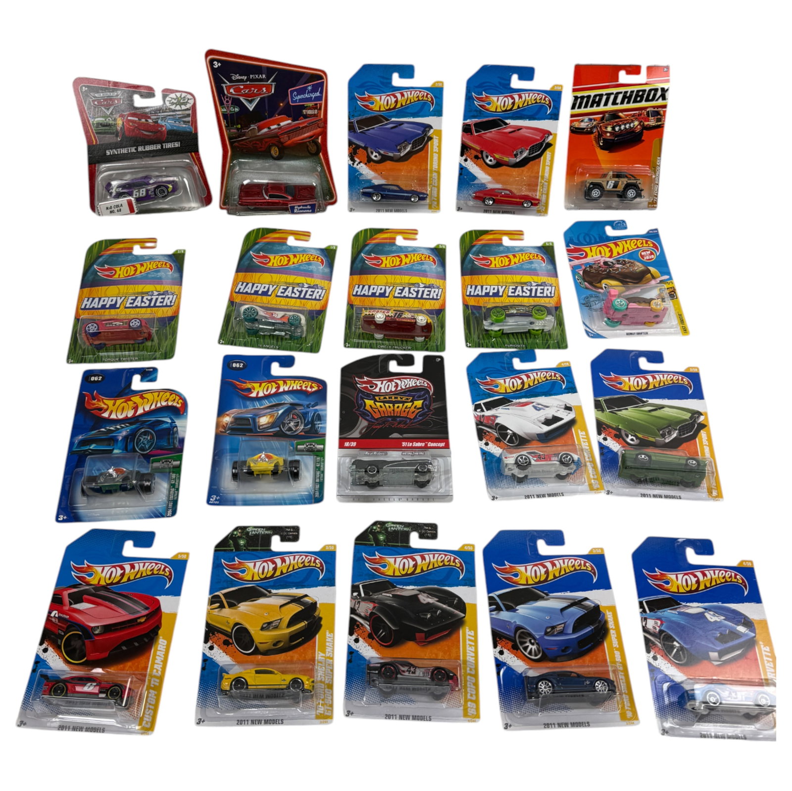 Hot Wheels and Matchbox & Muscle Machines MBX Metal Cars Lot: Comes With 20 pieces