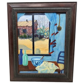 Oil on canvas painting produced by Betty Showers