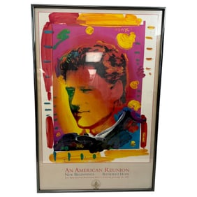 Peter Max Bill Clinton Inaugaral Poster 24x36