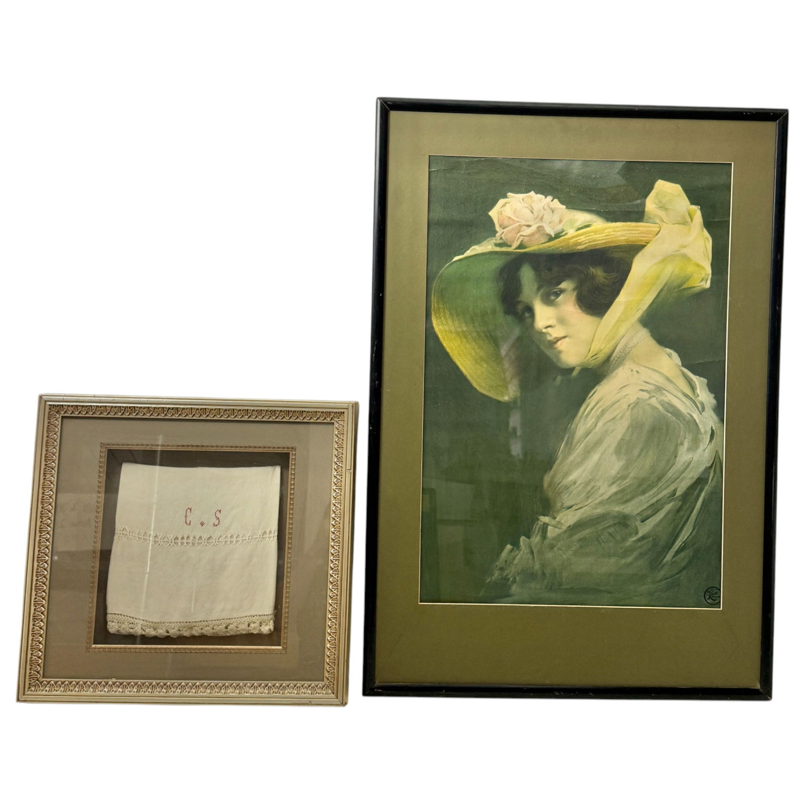 1913 Victorian Aristocrat Framed Lithograph by the Miner Lithograph (1 of 6)