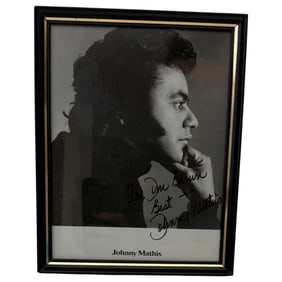 Johnny Mathis Authentic Autographed Signed Photo