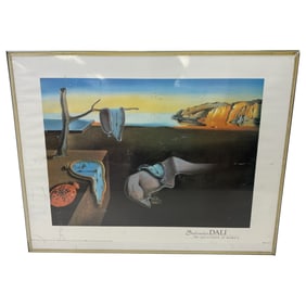 Vintage Salvador Dali The Persistance of Memory Lithograph 1992