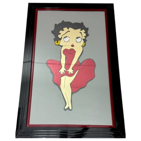 Vintage Betty Boop mirrored in Marilyn Manroe's Image