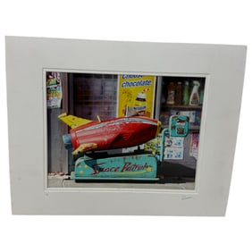 Vintage Photo of Space Kiddie Ride miniature 1/12th scale Randy Hage