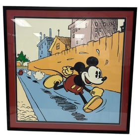 Limeted Edition 19/50 Mickey Mouse Pop-up Art Lithograph