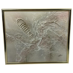 Vintage Oil Painting on Canvas Street Art