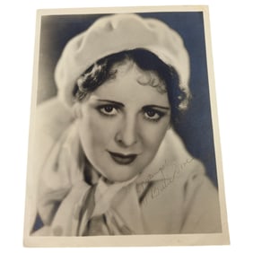 Vintage Hollywood Stars Signed 8x10 Photo of Billie Dove
