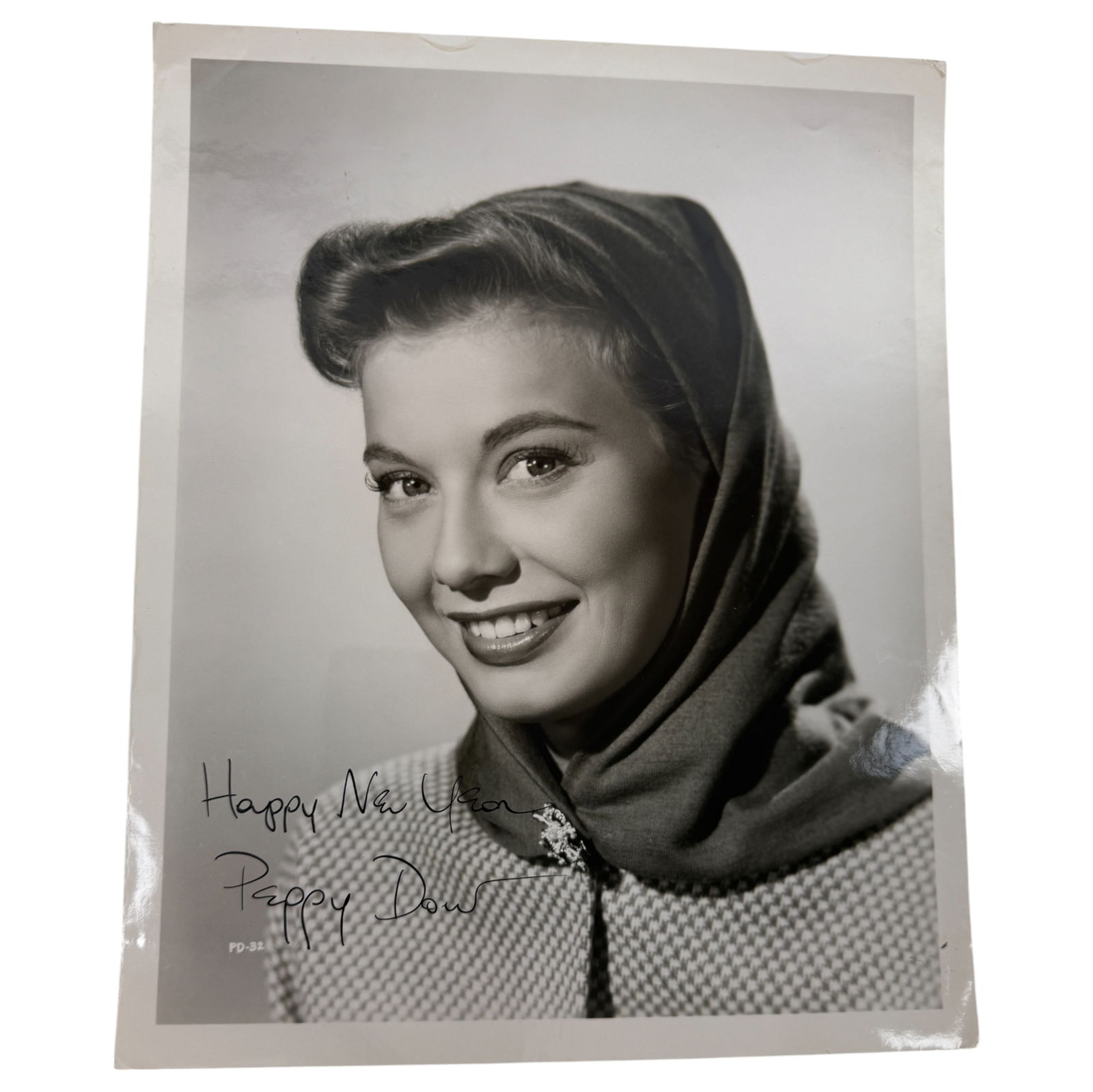 Vintage Hollywood Stars Signed 8x10 Photo of Peggy Dow (1 of 3)