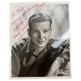 Vintage Hollywood Stars Signed 8x10 Photo of Tom Drake